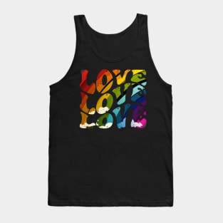 Love Love Love - Spread Positivity Tank Top